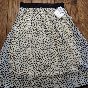 M NWT Lularoe lola skirt cheetah print